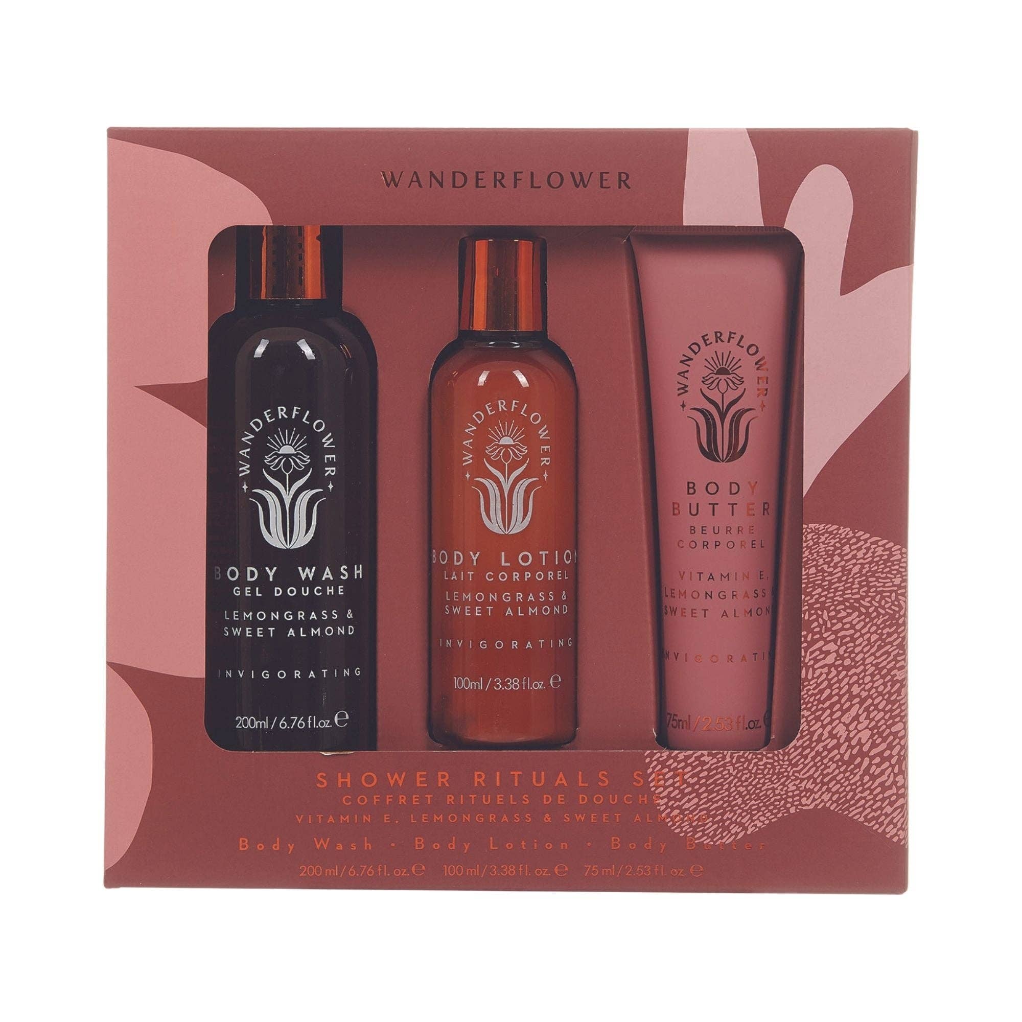 Shower Rituals Set - Lemongrass & Sweet Almond