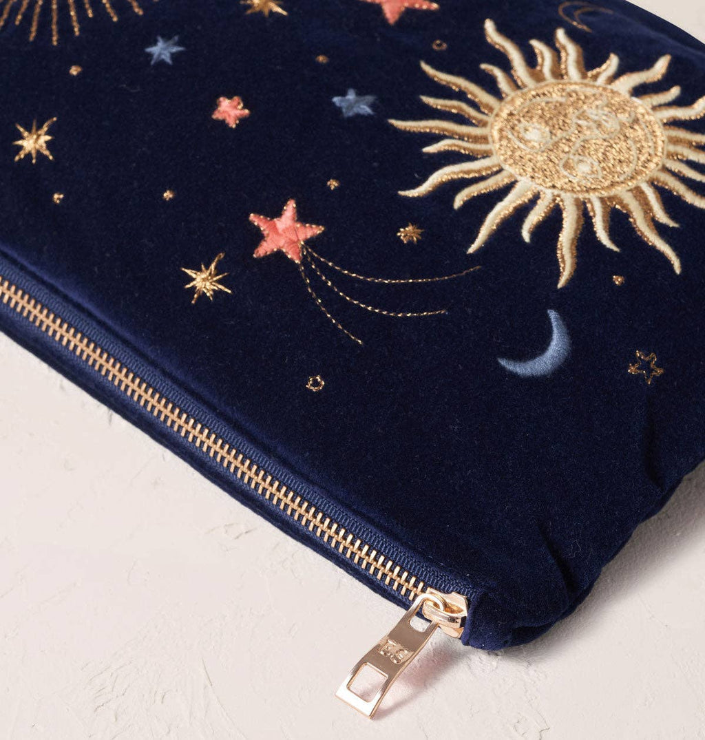 Celestial Everyday Pouch: Navy / Velvet