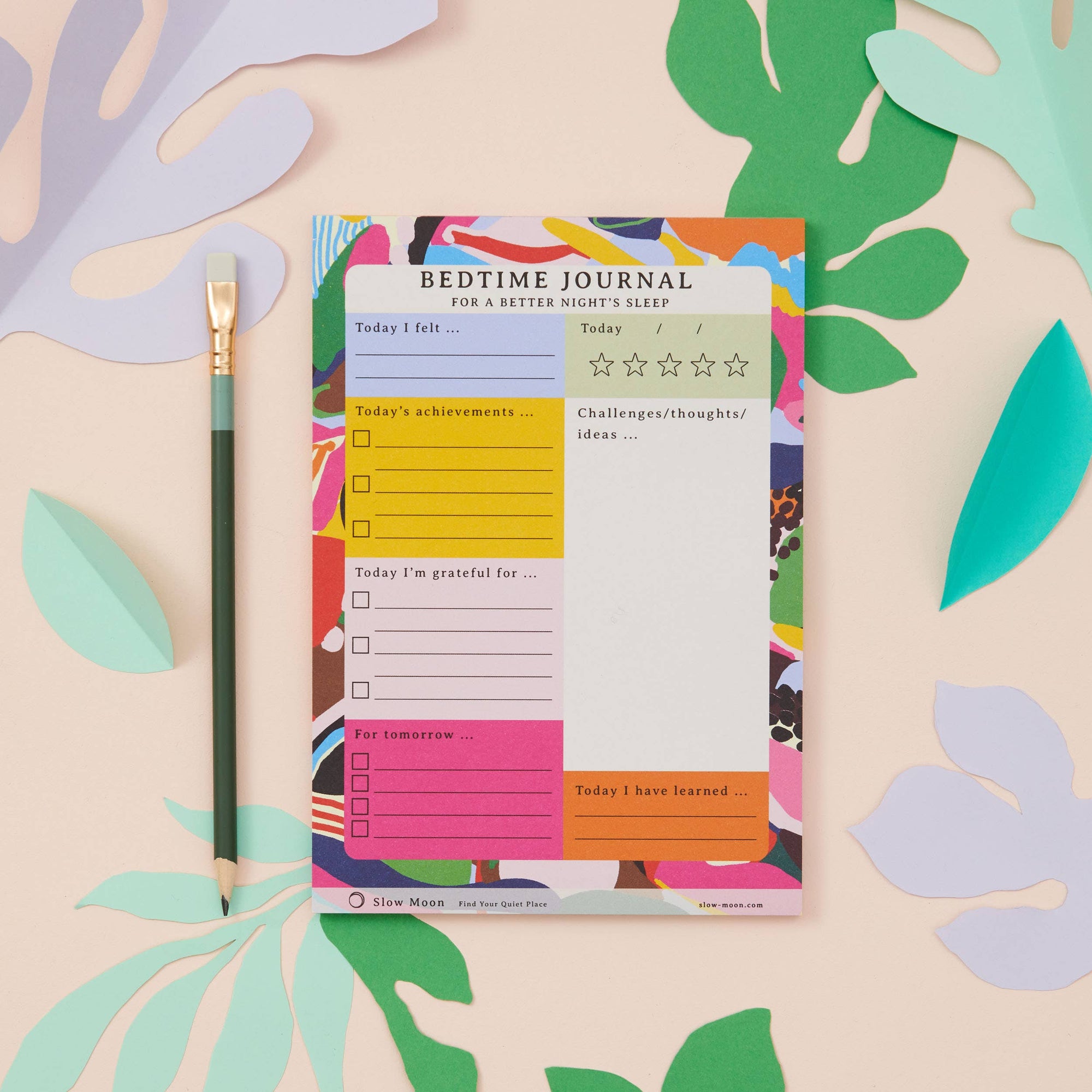 Bedtime Journal - for a better night's sleep - A5