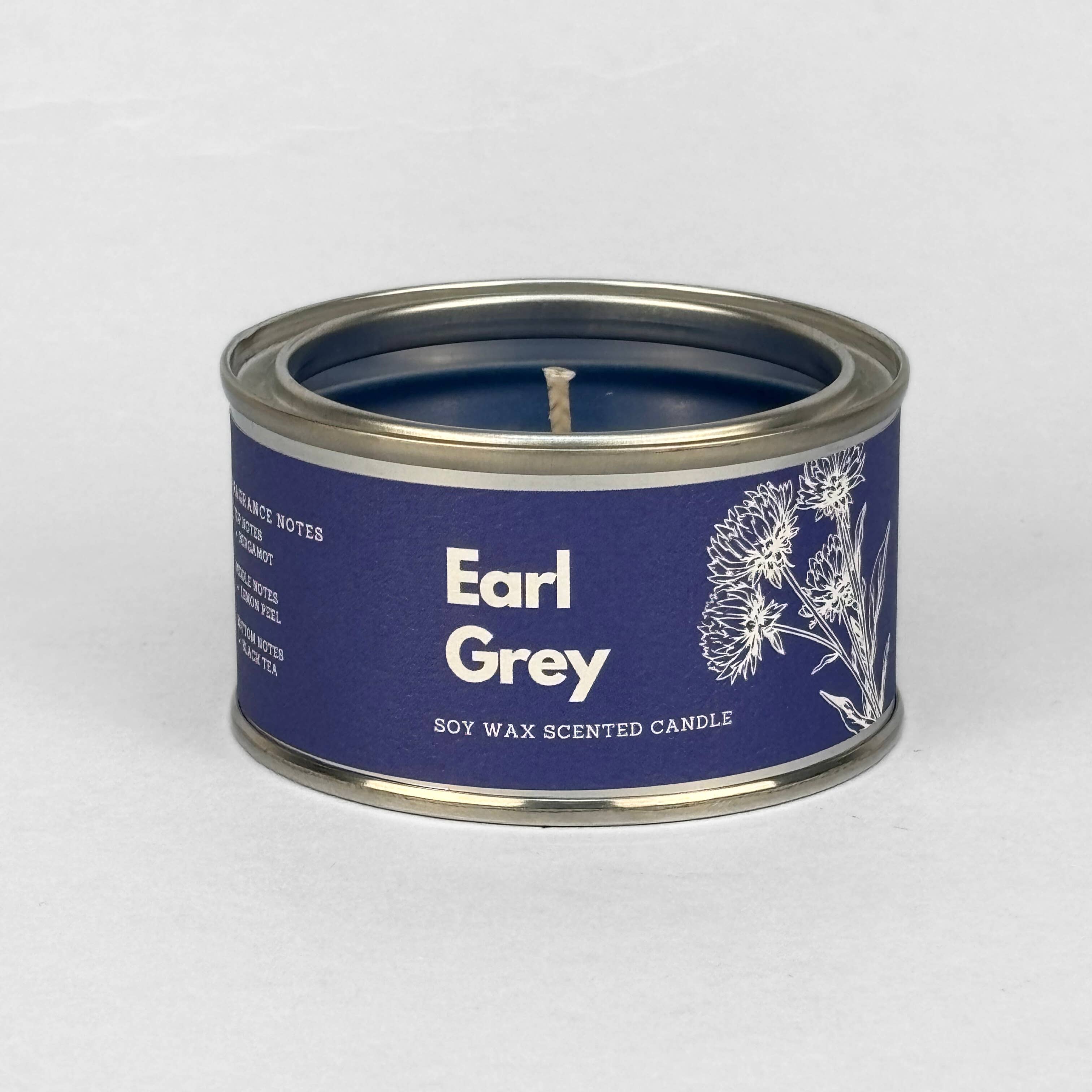 Earl Grey Paint Tin Candle | Scent Palette