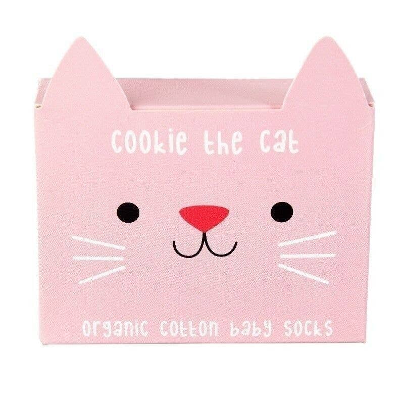 Pair of Baby Socks - Cookie The Cat