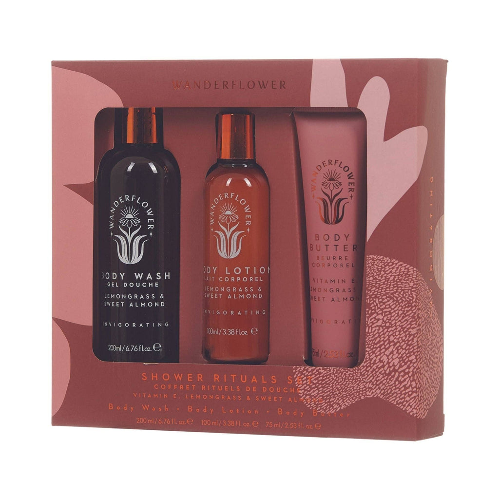 Shower Rituals Set - Lemongrass & Sweet Almond
