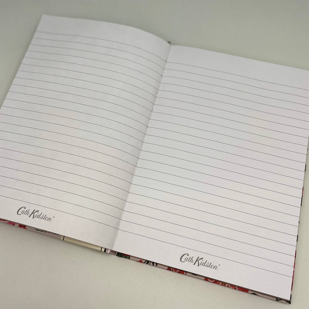 Notebook A5 Cath Kidston red floral design