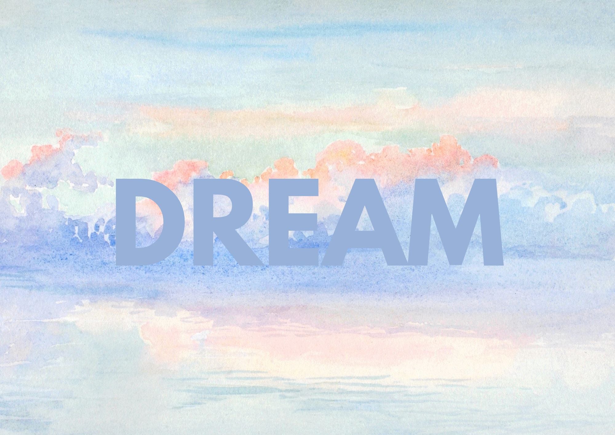 clouds sky print - dream print - gift print