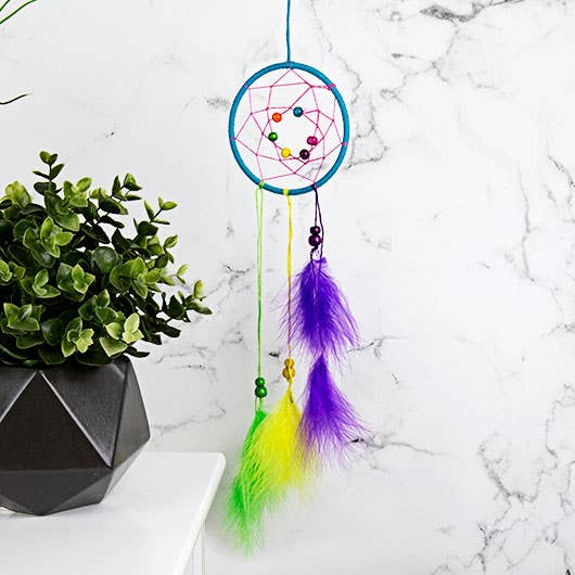 colourful dream catcher DIY gift 