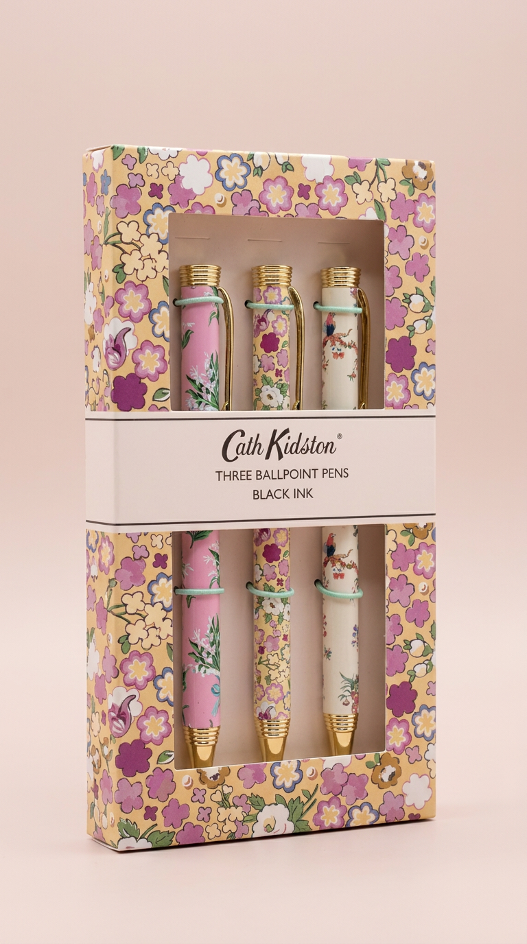 Gift Set 3 Pens Cath Kidston Flowers