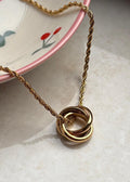 3 Ring Necklace