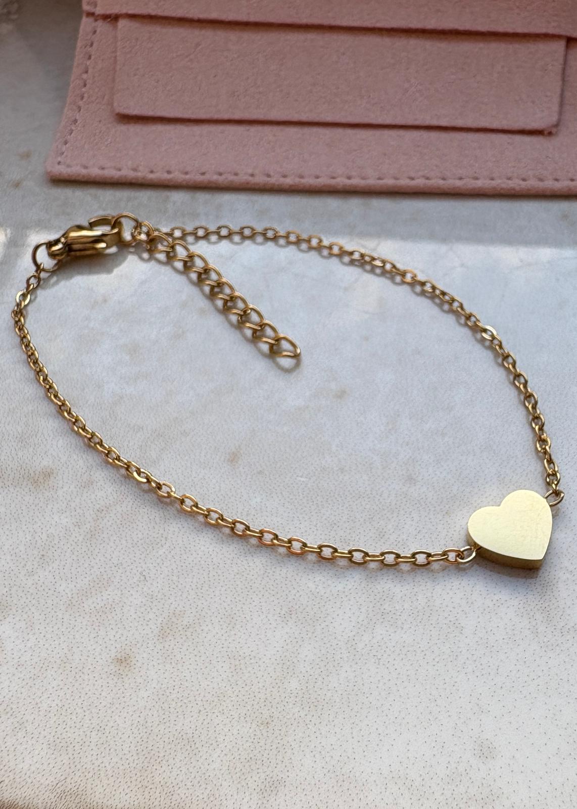 Heart Charm Bracelet