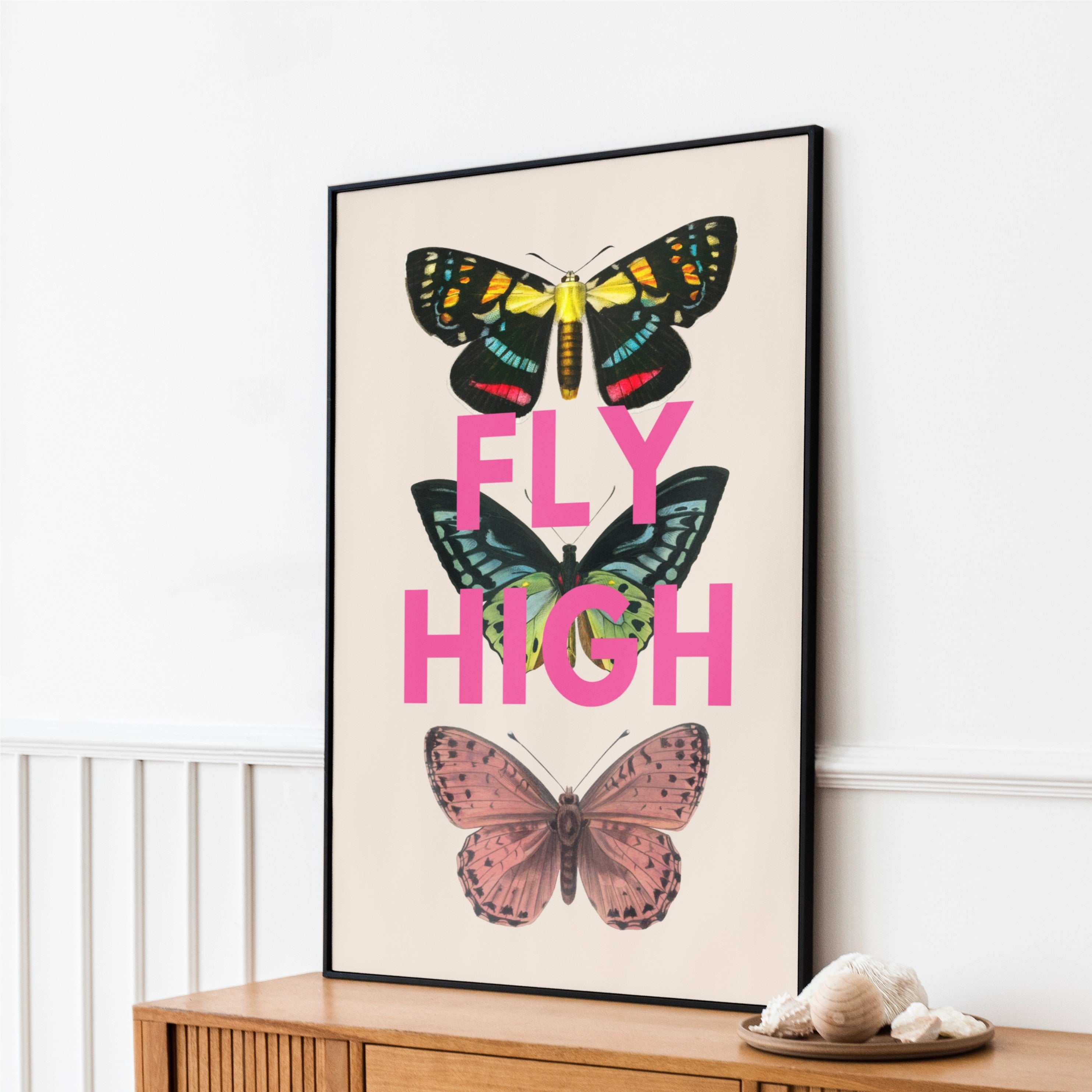 Fly High Butterfly Print