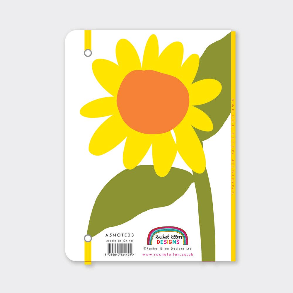 A5 Notebook - Jot It Down/Sunflowers