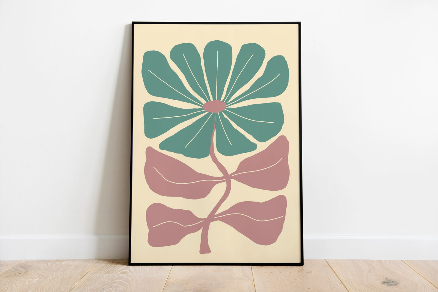 Abstract Flower Print