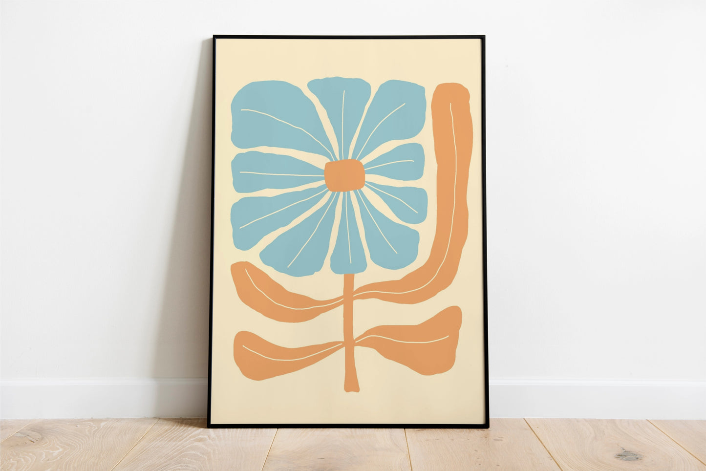 Abstract Flower Print