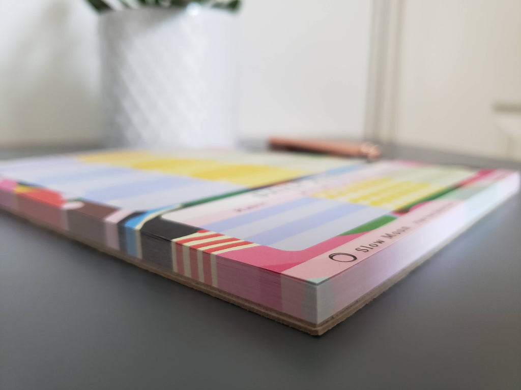 colourful journal for bedtime habits 