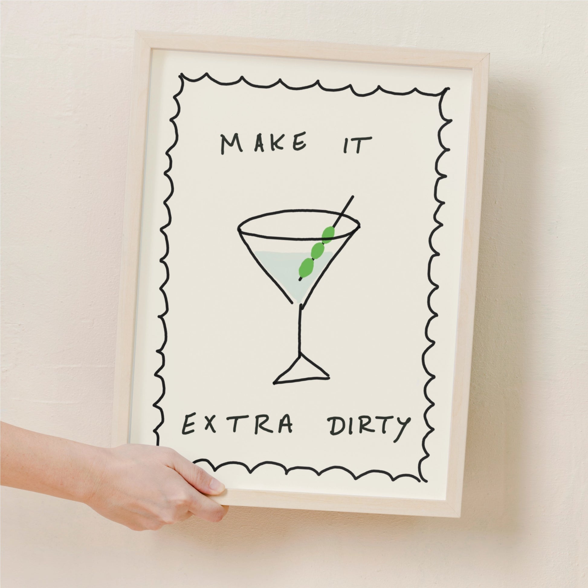 Make it Extra Dirty Cocktail Print