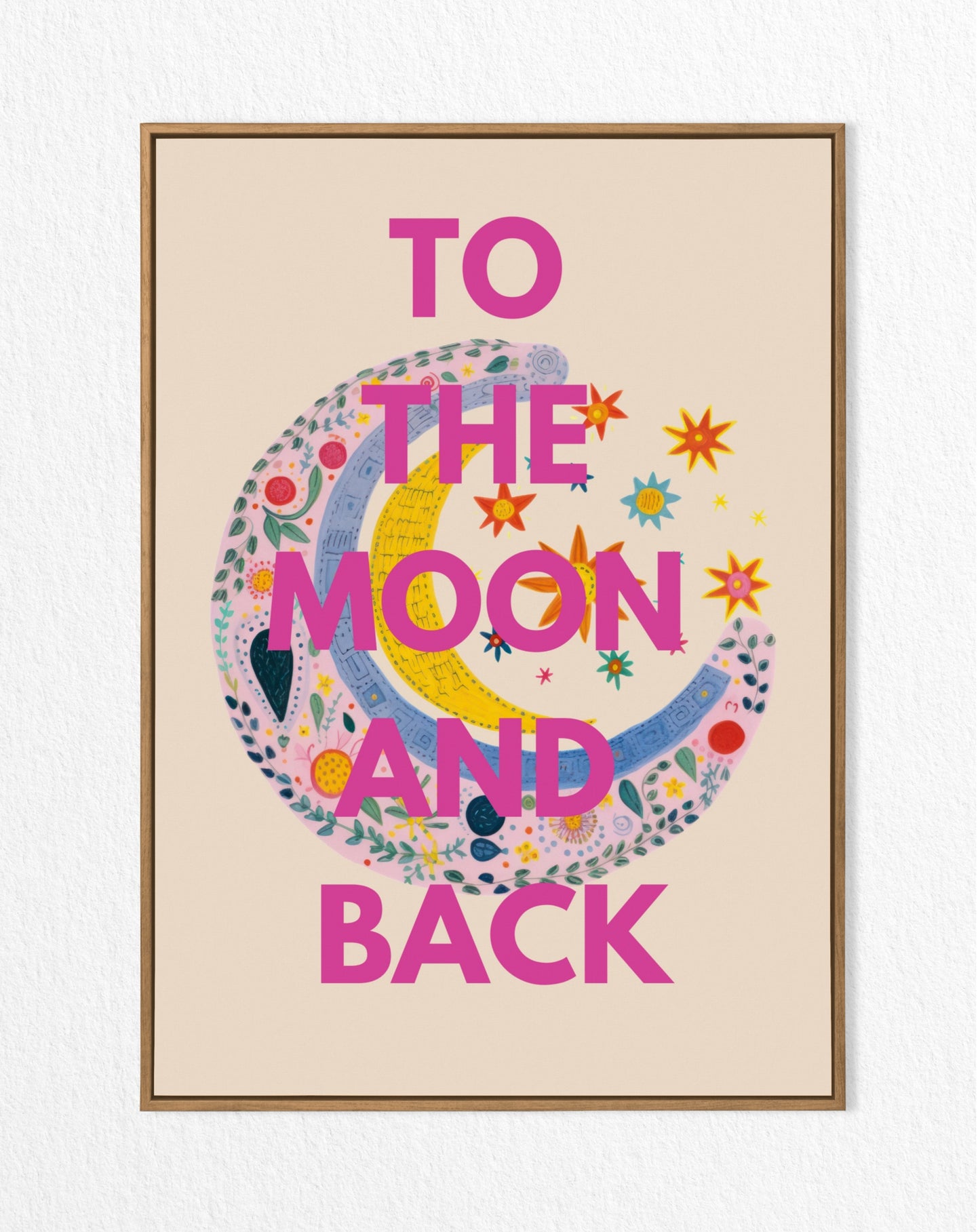 To the Moon and Back Print