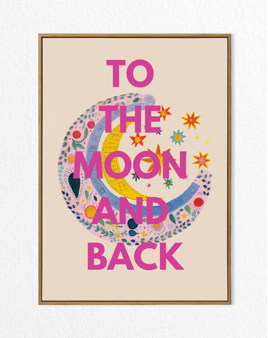 To the Moon and Back Print