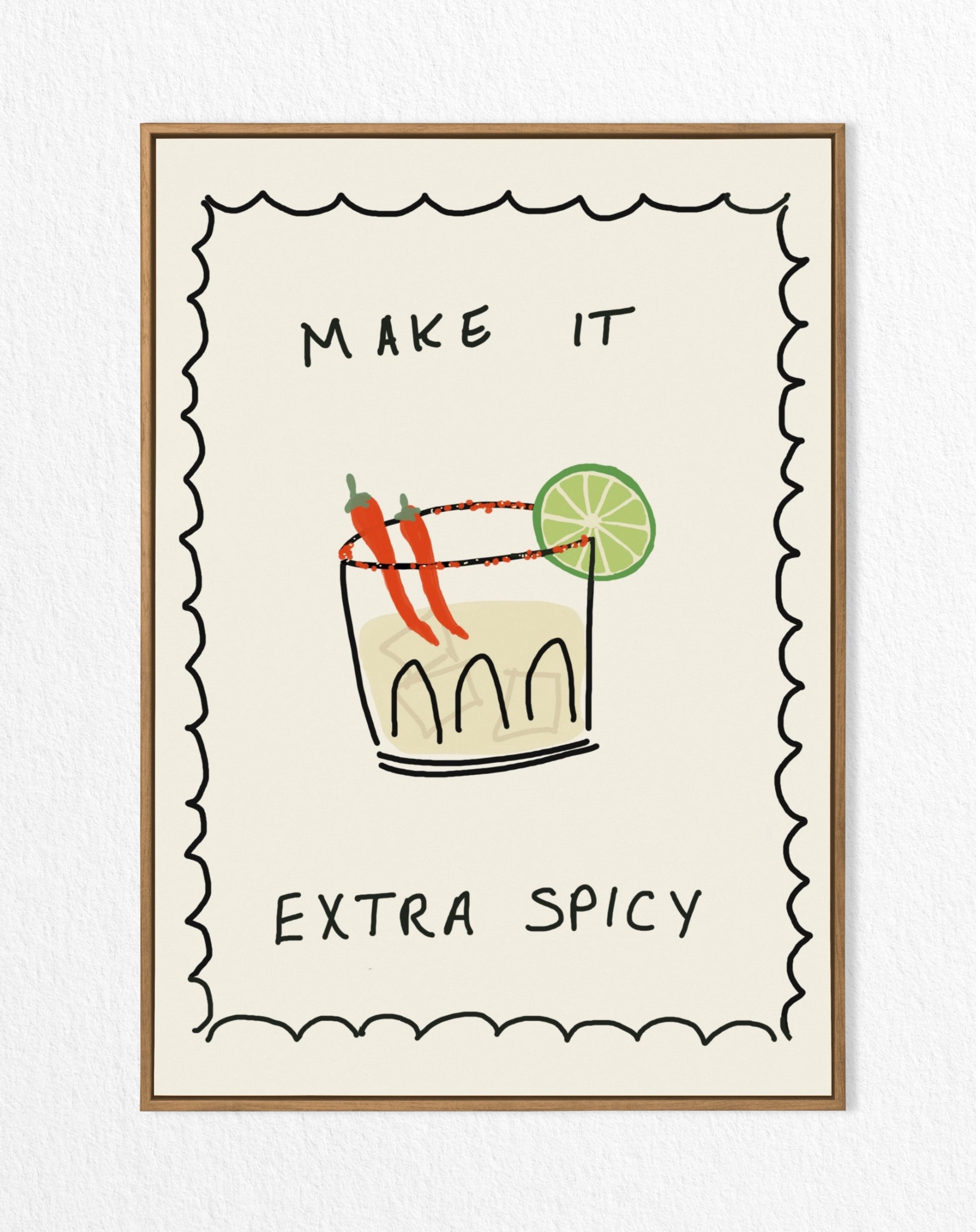 Make it Extra Spicy Cocktail Print