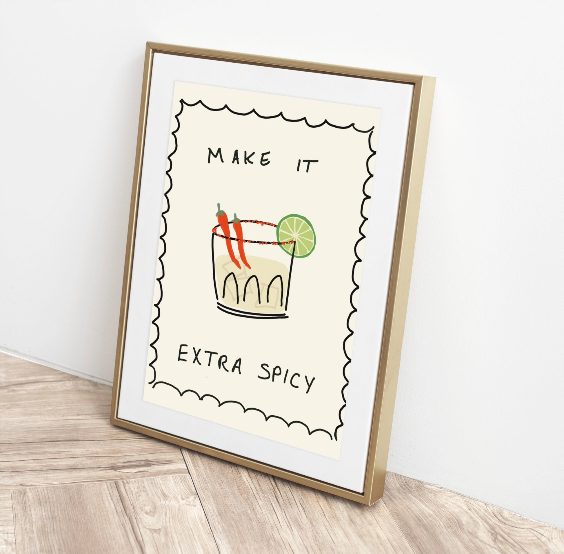 Make it Extra Spicy Cocktail Print