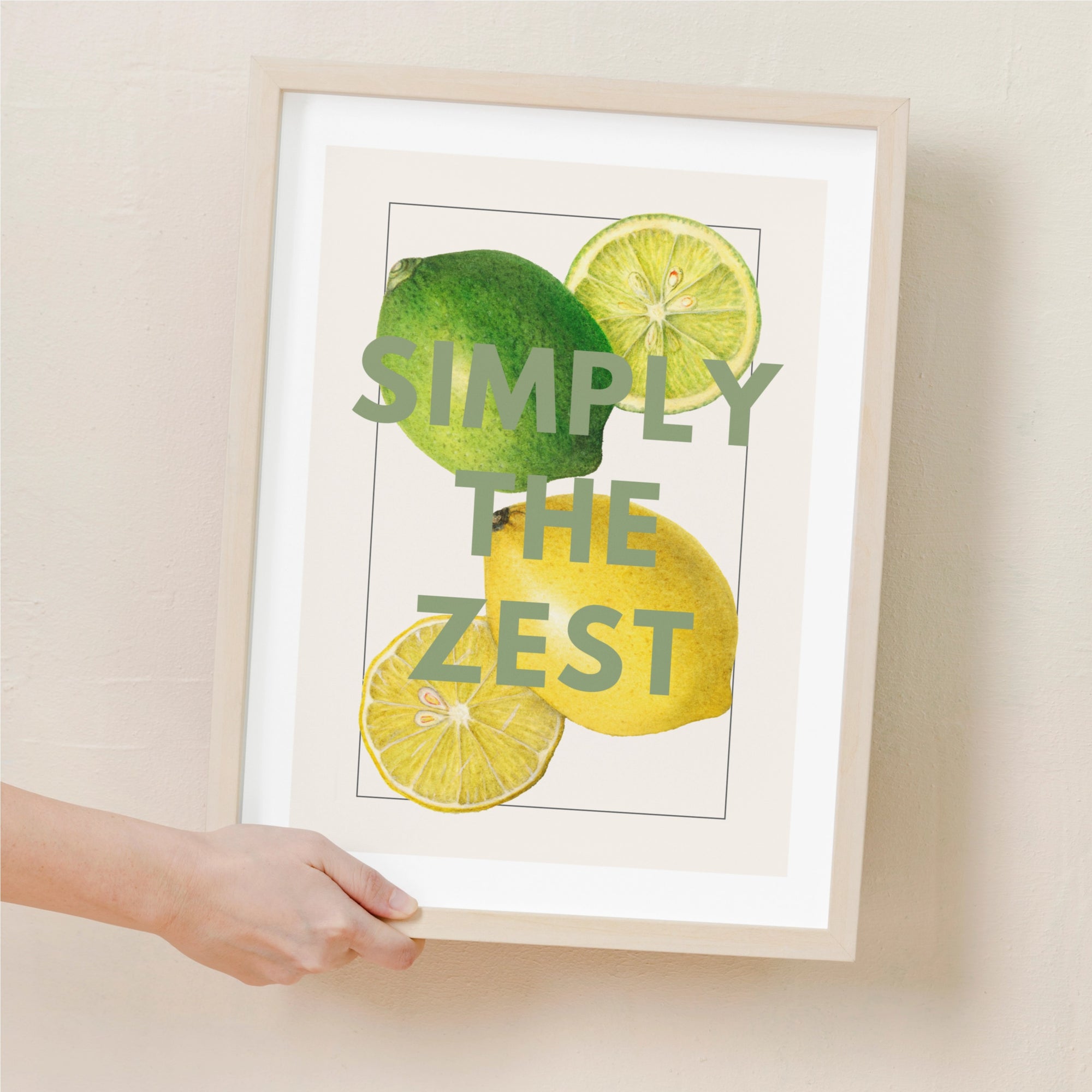 Simply the Zest – Vintage Lemon & Lime Illustration with Bold Typography
