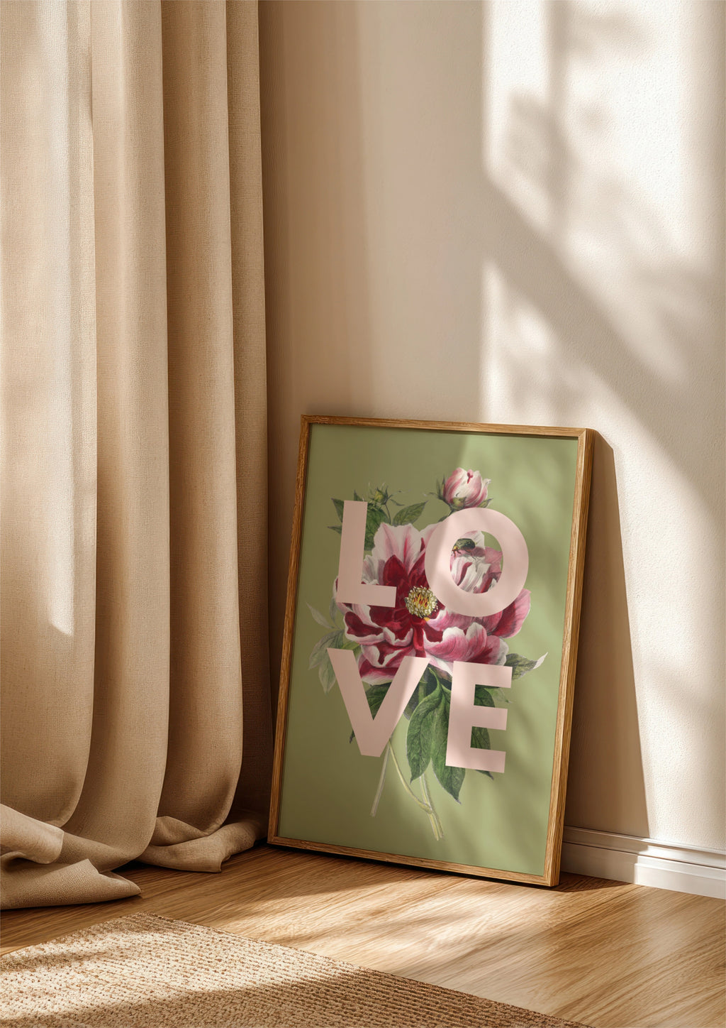 LOVE Floral Print