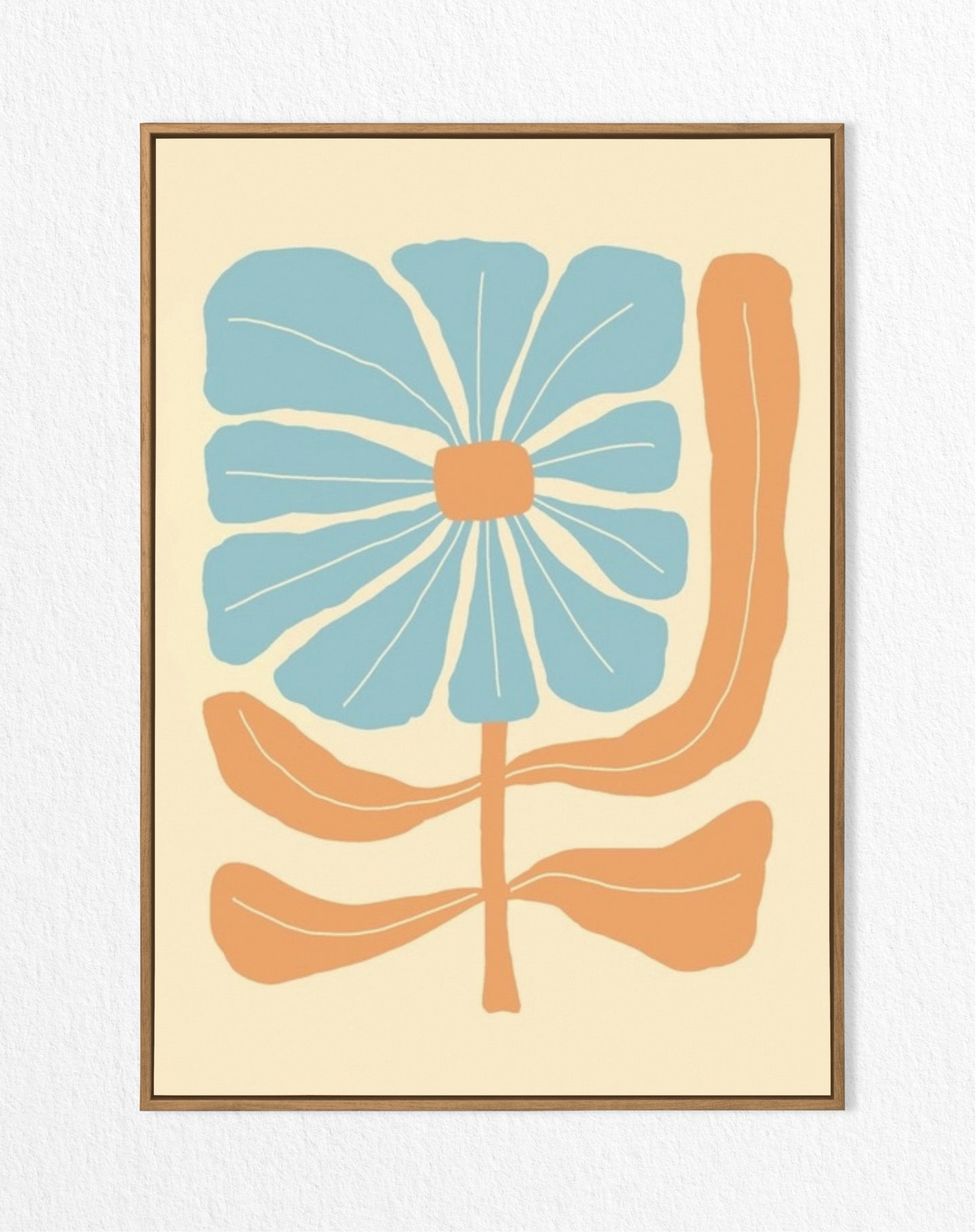 Abstract Flower Print