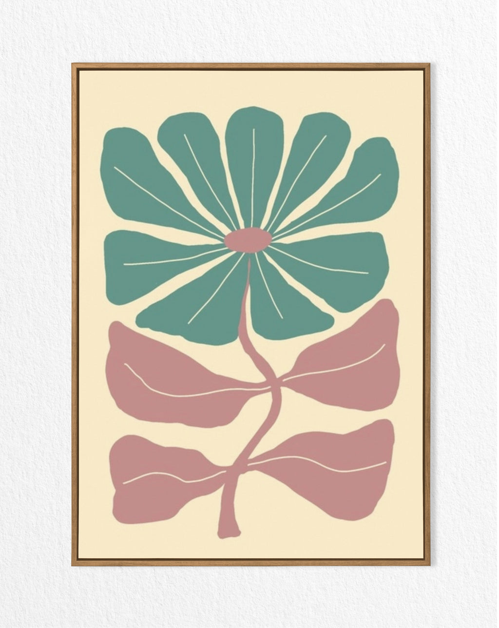 Abstract Flower Print