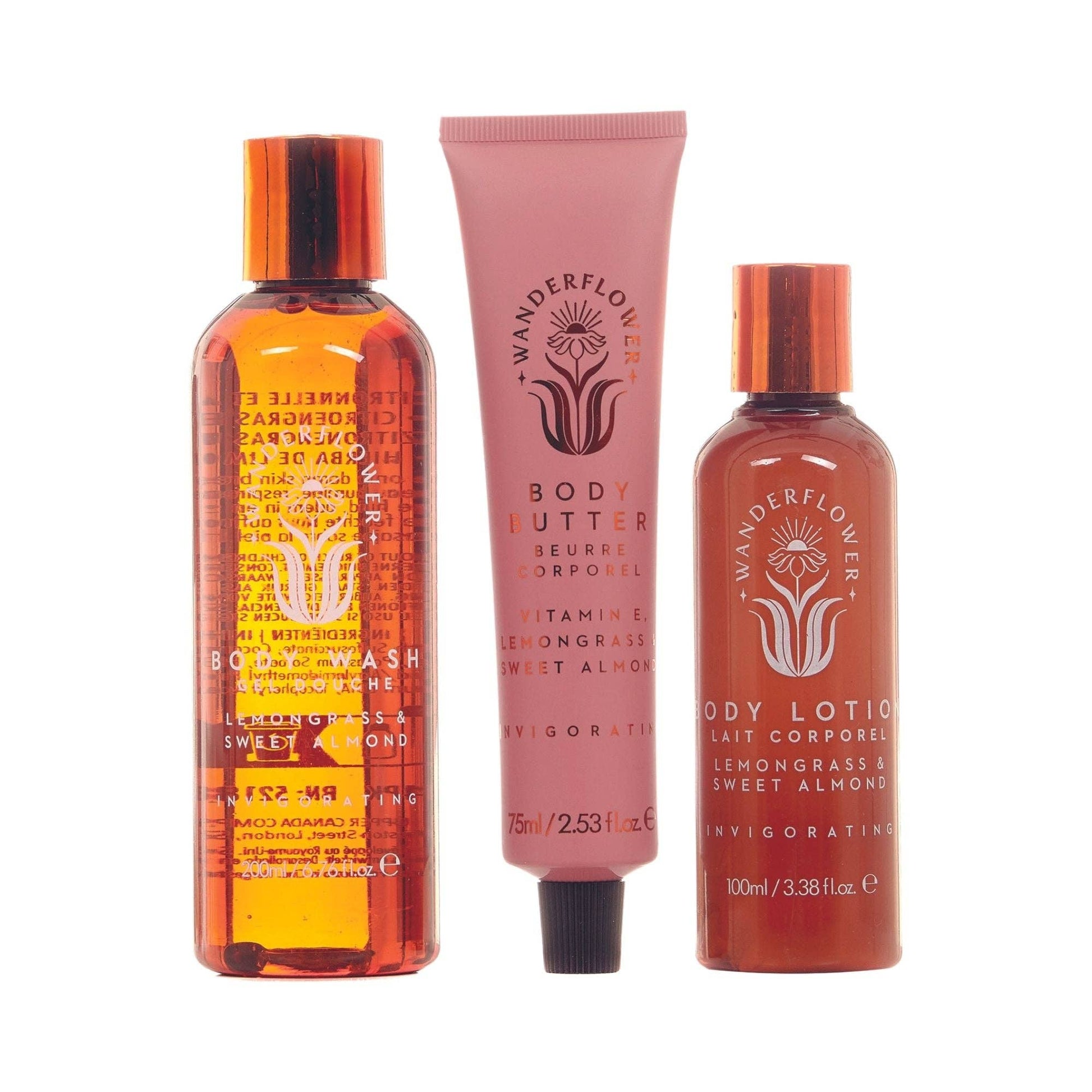 Shower Rituals Set - Lemongrass & Sweet Almond