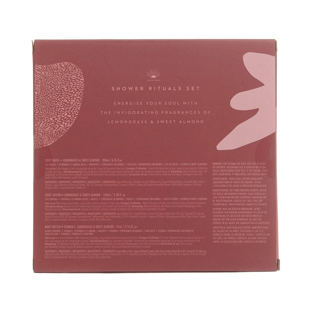 Shower Rituals Set - Lemongrass & Sweet Almond