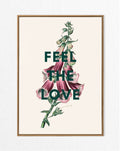 floral print - foxgloves print - vintage flowers