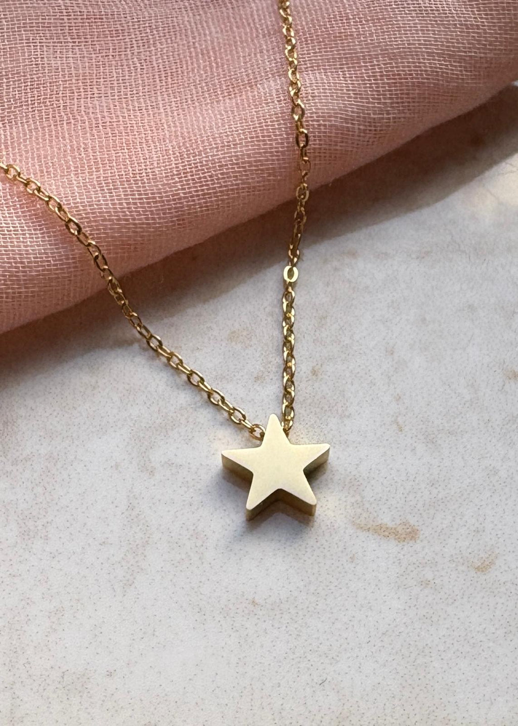 Solid Star Necklace
