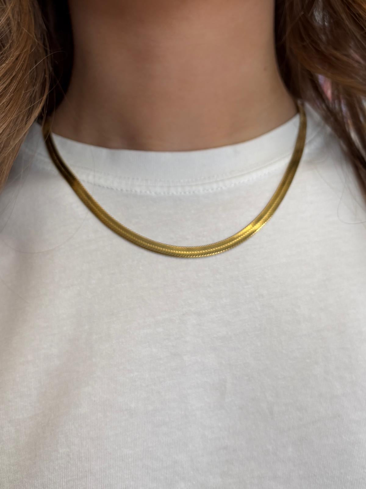 Herringbone Chain Necklace