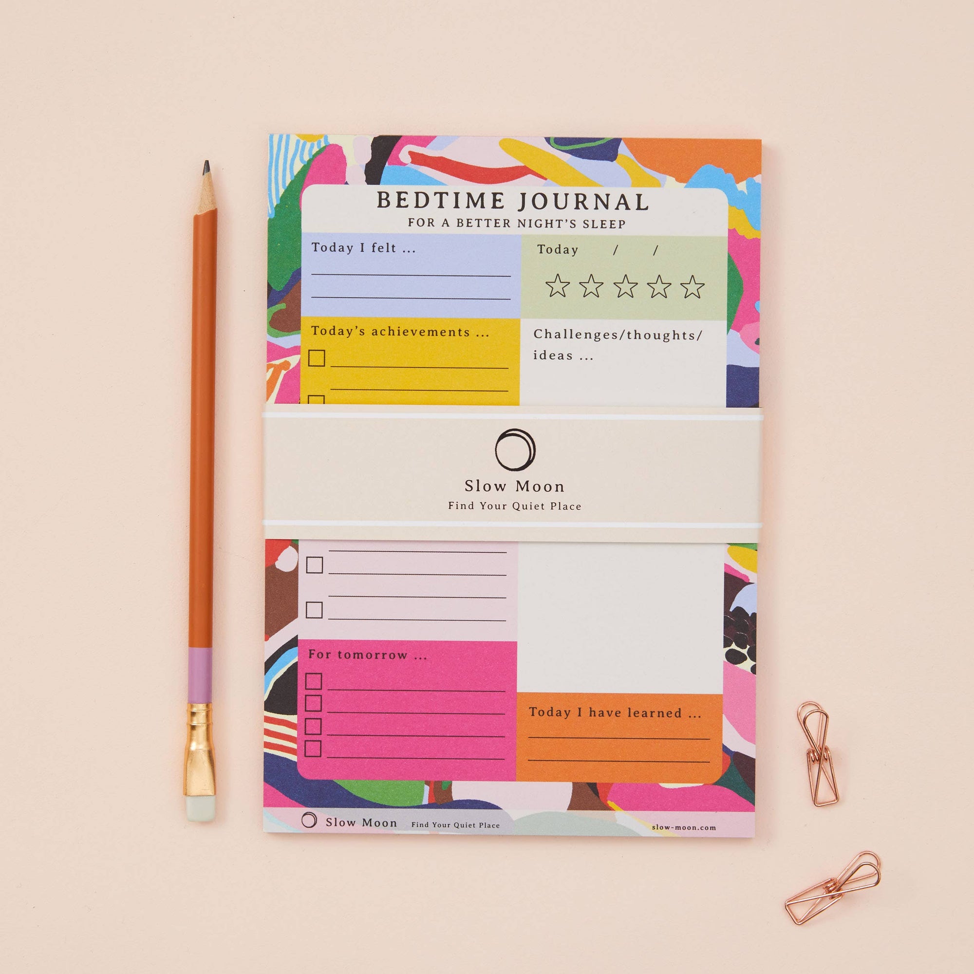 sections bedtime wellness journal 