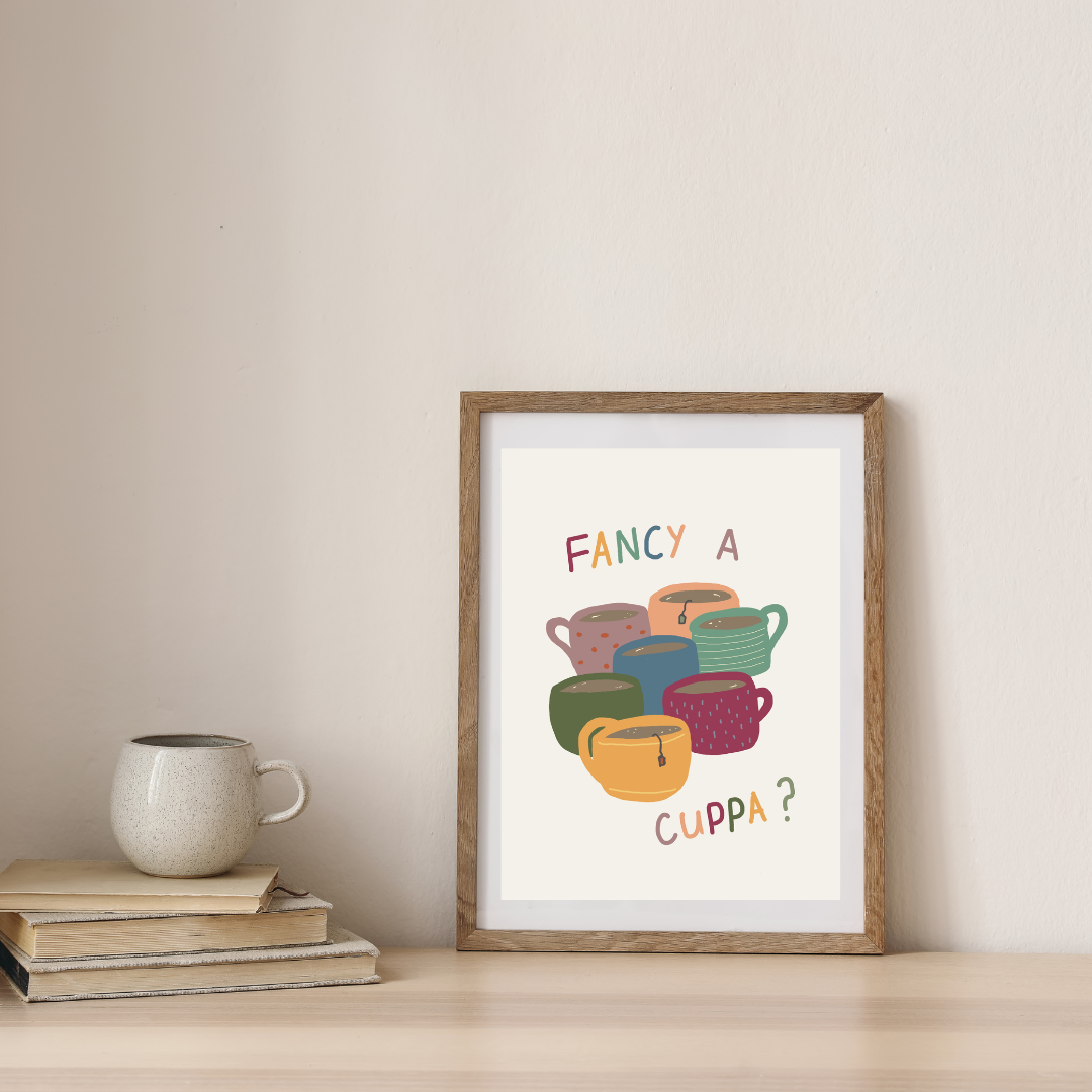 tea lover gift - British tea - cups of tea - cuppa