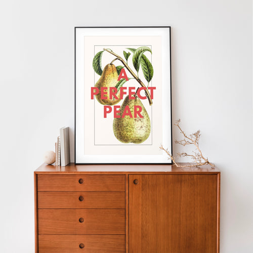 a perfect pear perfect pair print