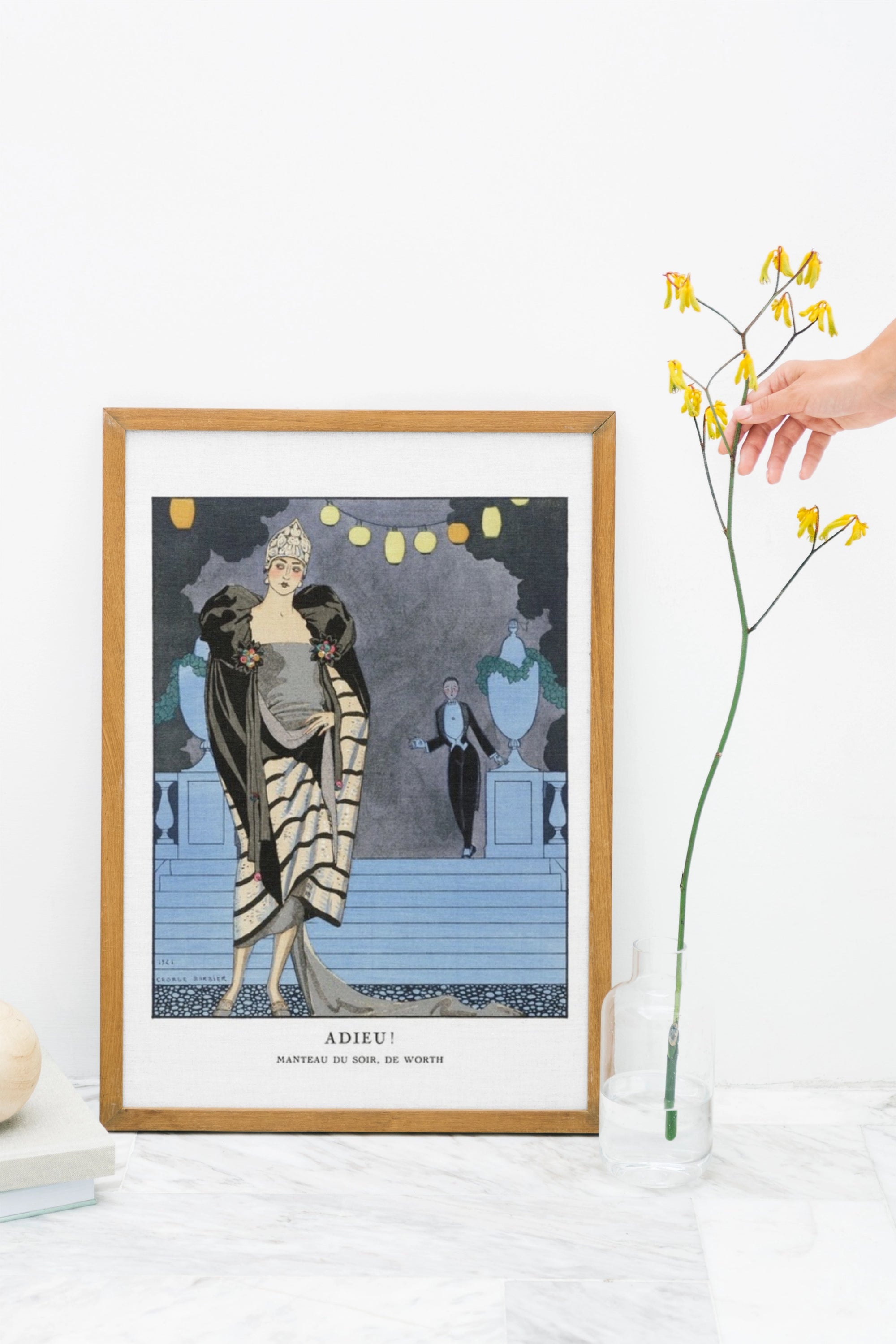 French wall art - vintage French print