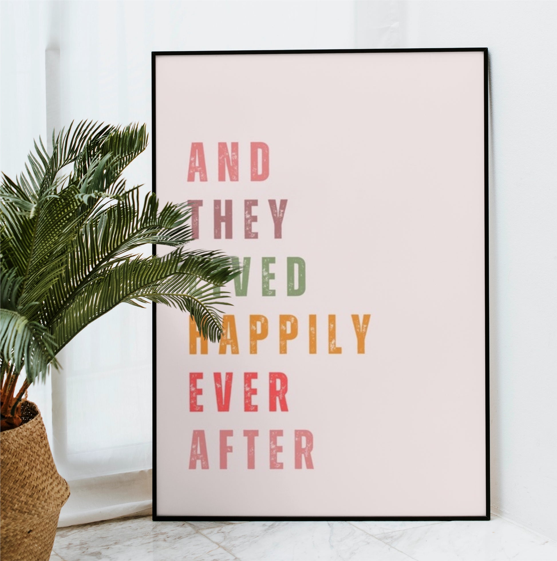 wall art - happy - love forever