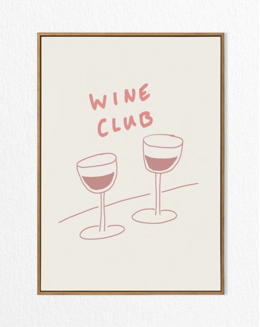 bar print - wall art wine -wine club