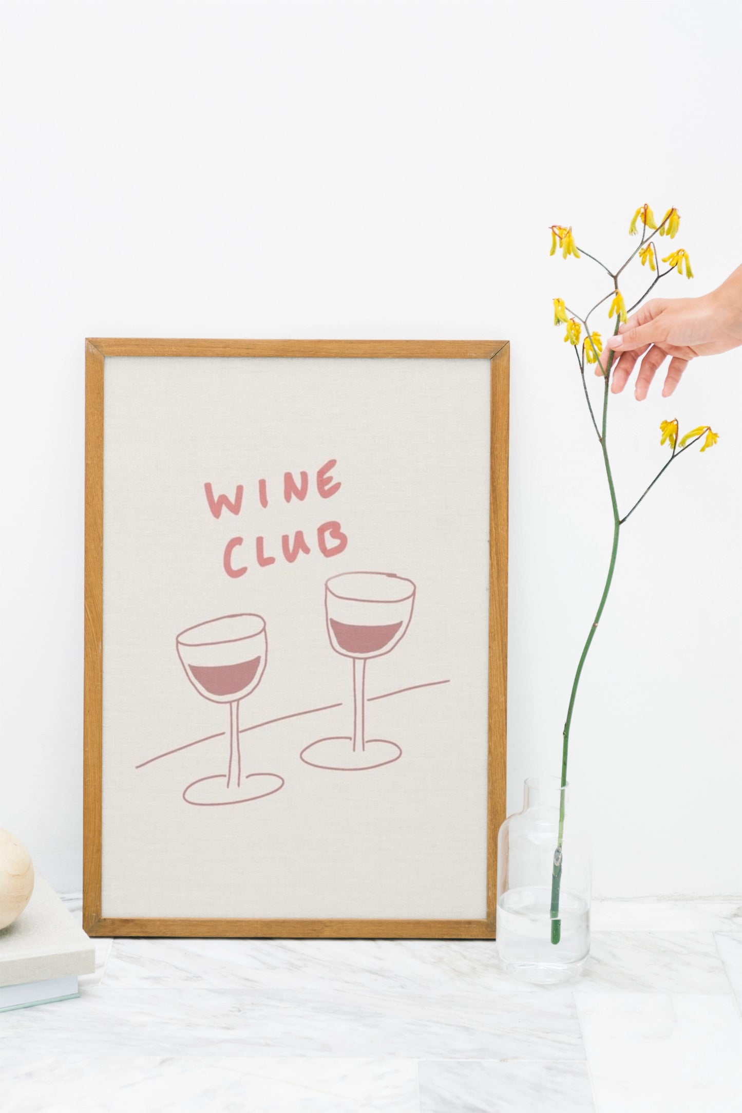wine club - bar print - wine print
