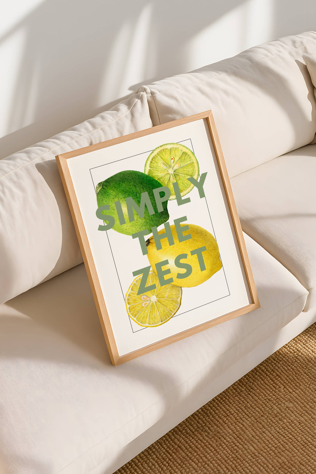 Simply the Zest – Vintage Lemon & Lime Illustration with Bold Typography